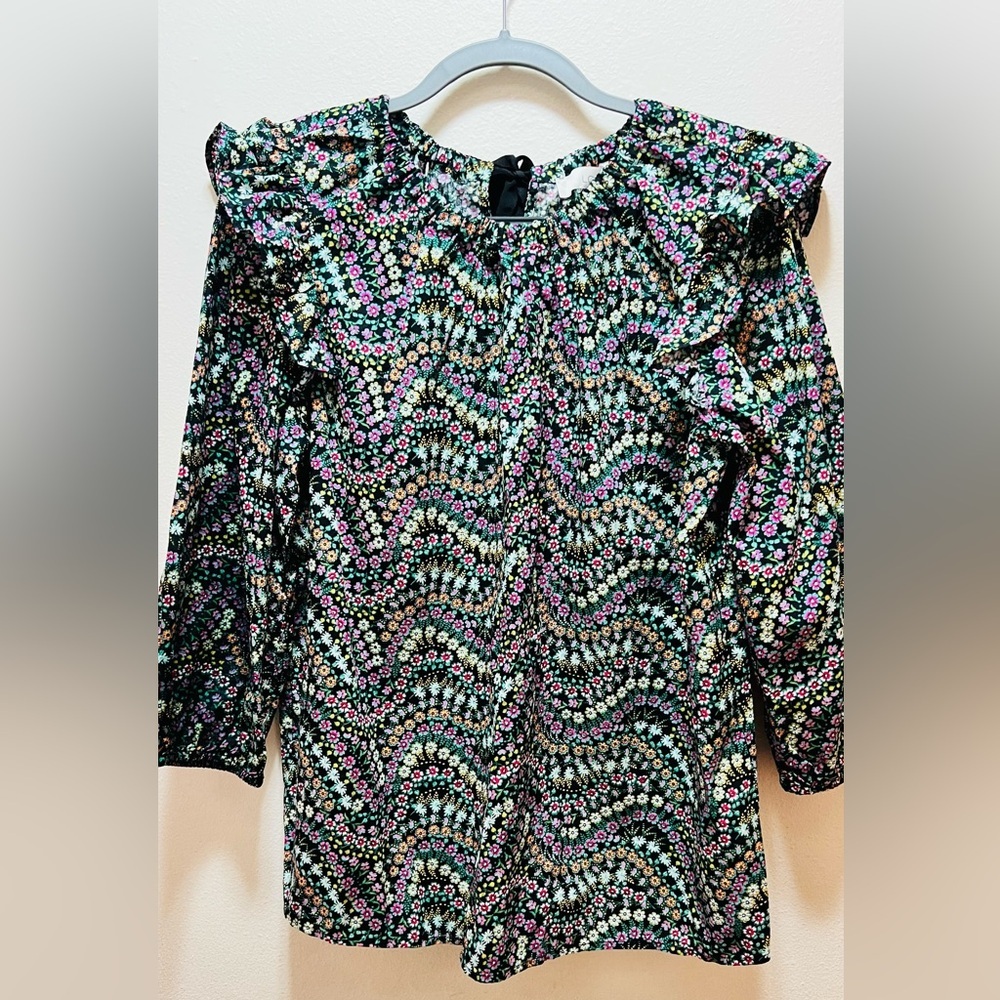 LOFT Multicolor Floral Blouse